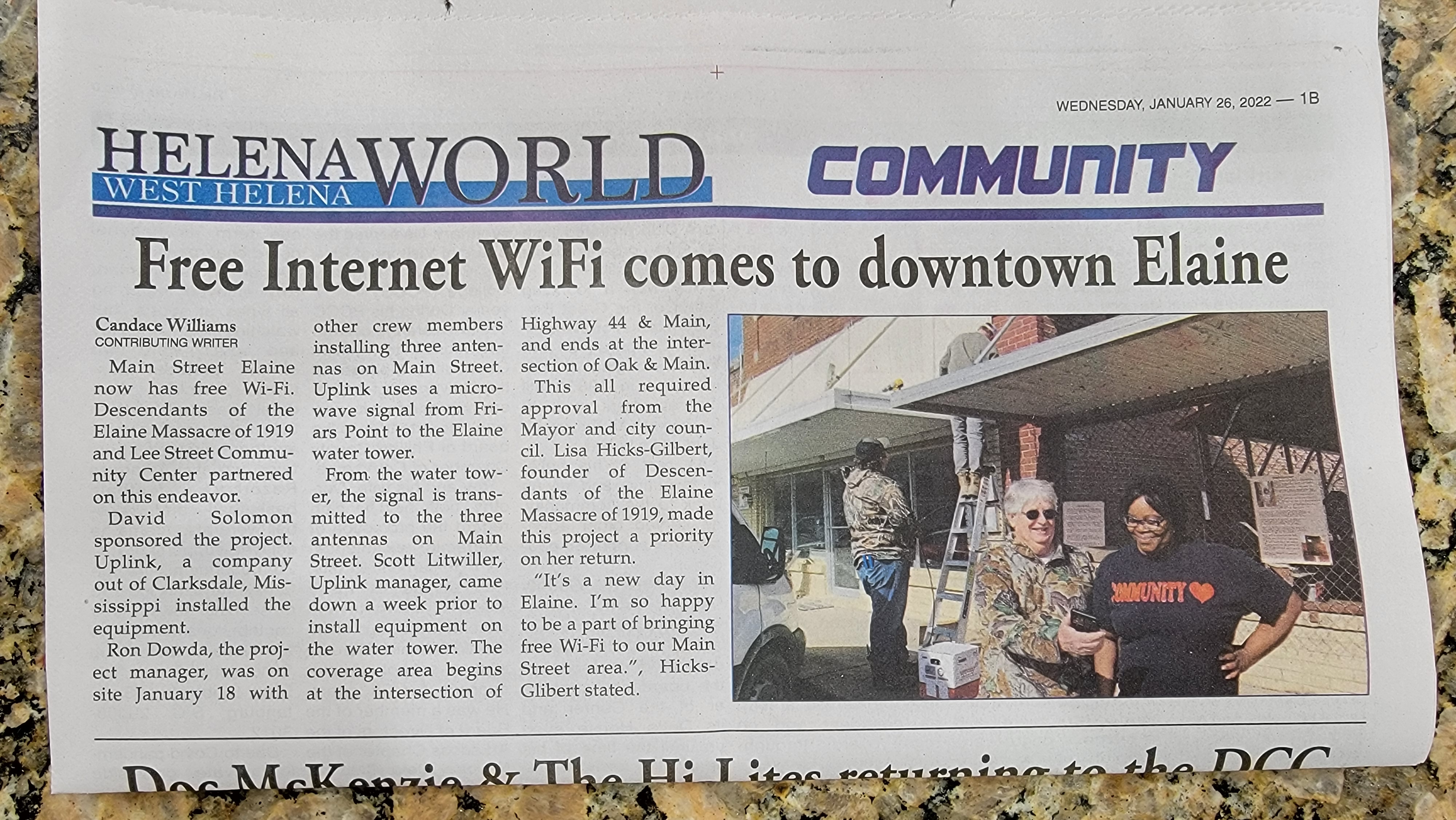 WIFI installed in Elaine, Arkansas